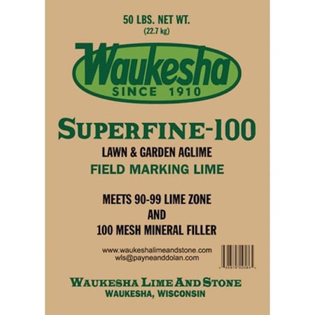 Waukesha WAUKESHA White Athletic Field Marker 50 lb 101145